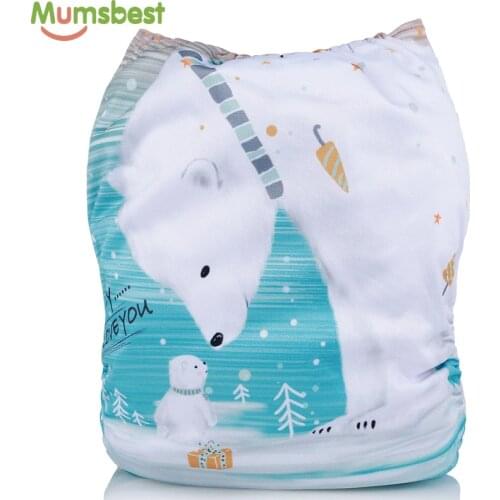 [Mumsbest] Baby Cloth Diaper 2019 Most Popular Digital Position Microfiber Insert Baby Nappies with Liners Unique Diaper Covers