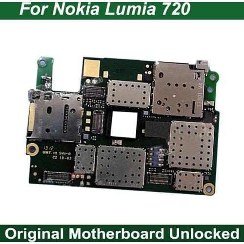HAOYUAN.P.W Full Work Original Unlocked Mainboard Motherboard Eletronic Panel Circuits Cable FPC For Nokia lumia 720 0.5GB+8GB
