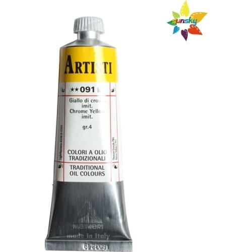 Original Italy Maimeri Artisti Oil colour pigment gaily-coloured tubular 60ml single 102 colors Self selected Art supplies