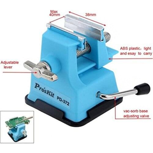 Original Proskit PD-372 Mini Vise Bench working table Vice Bench for DIY Jewelry Craft mould Fixed Repair Tool