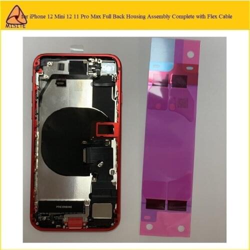 Full Assembly Housing Cover Complete For iPhone SE 2020 11 Pro Max Back Cover Rear Door Chassis Middle Frame With Flex Cable