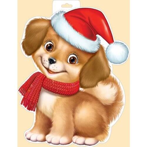 Christmas Gift 5D Diy Full Square Round Stone Bead Drill Diamond Painting Mosaic kit Dog 3d Diamant Embroidery Cross Stitch