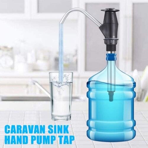 Manual Water Bottle Tap Hand Pump for Small Bottles Dispenser Gallon Drinking Spigot Removable for Camping Outdoor Home
