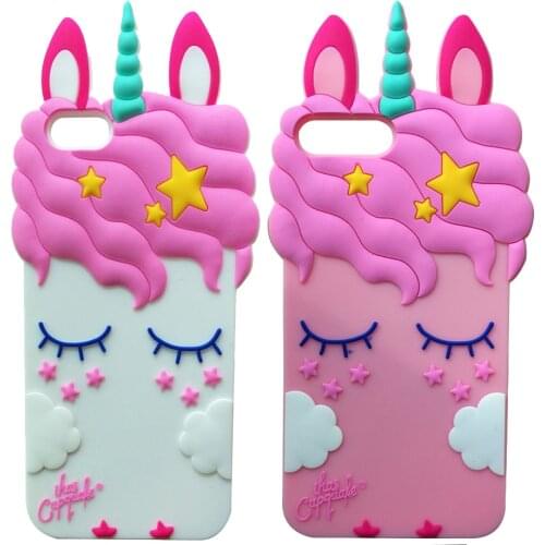 3D Cartoon Cute Pretty Unicorn Silicone Back Cover For iPhone 5 5s SE 5C 6 6s X XR Xs 12 Mini 11 Pro Max 7 8 Plus Phone Case