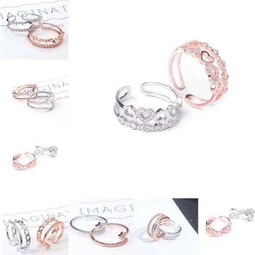 SUGAR TOWN Rings With Cubic Zirkonia For Women