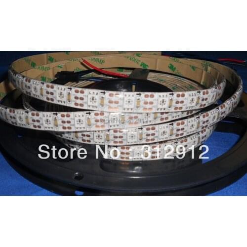 4m DC5V 60leds/m(60pixels) WS2812 led digital strip,waterproof by silicon coating,IP65