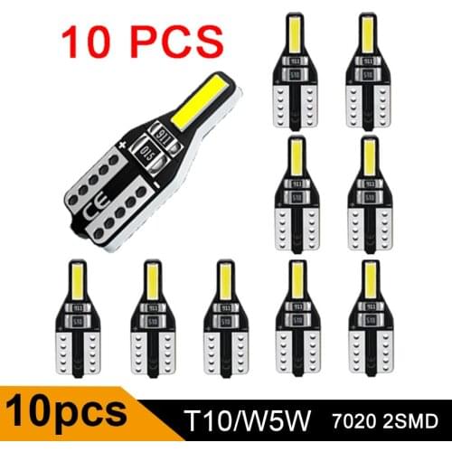 T10 W5W Led 194 168 W5W 5050 SMD Car Dome Reading Light Automobiles Wedge Lamp RGB LED Bulb With Remote Controller