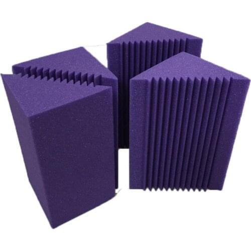 New Item Corner Bass Trap Foam in Purple Acoustic foam For Music Studio Room