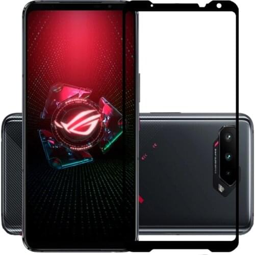 3D Full Glue Tempered Glass For Asus Rog Phone 5 5G ZS673KS Full Cover 9H film Screen Protector For Asus Rog Phone 5 5G ZS673KS