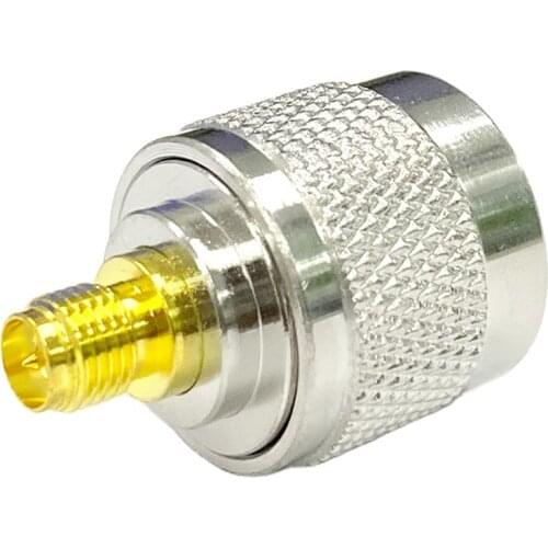 1pc N Male Plug to RP-SMA Female Jack RF Coax Modem Adapter Convertor Straight Goldplated NEW wholesale
