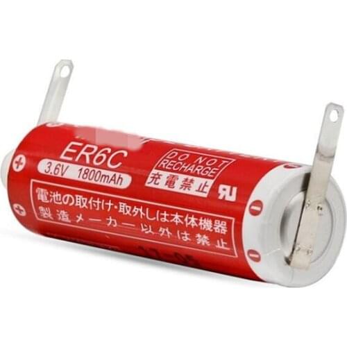 10PCS/LOT New Original AA 14500 ER6C 3.6V 1800mah Lithium Battery PLC Batteries