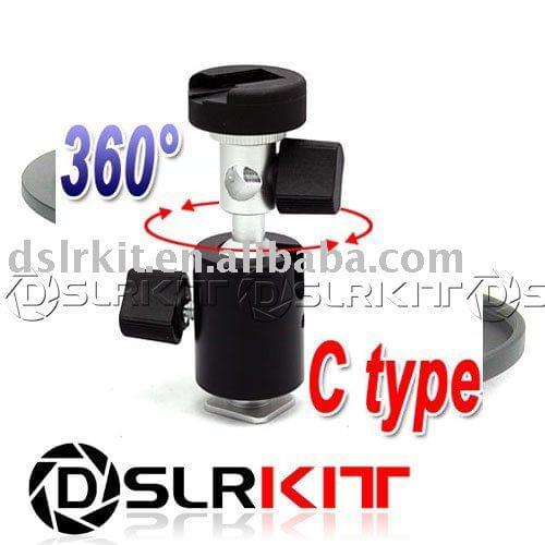 360 Swivel Flash Stand Bracket Umbrella Holder C type
