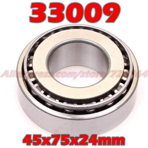 45x75x24 mm Tapered Roller Bearings 33009 3007109E HR33009J 33009JR 33009A E33009J 33009VC12 33009U 33009E 45*75*24