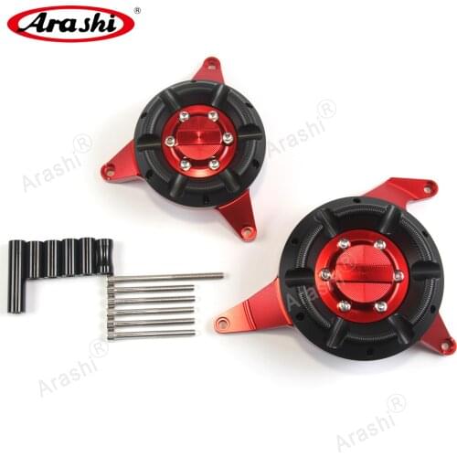 ARASHI CNC Engine Stator Cover Guard Protector Protective Crash Pads For KAWASAKI Z800 Z 800 2013 2014 2015 2016 Motorcycle