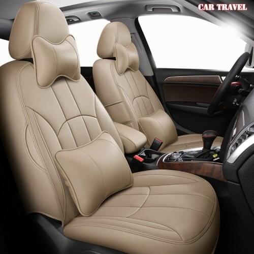 CARTRAVEL Custom Leather car seat cover For Honda Accord Odyssey FIT CITY Crosstour Crider VEZEL AVANCIER CR-V XR-V civic covers