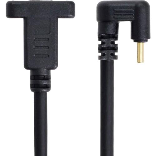 Chenyang 180 Degree U Shape Back Angled USB-C USB 3.1 Type C Male to Female Extension Data Cable 30cm