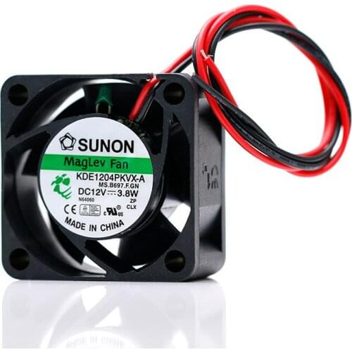 KDE1204PKVX-a For Sunon 4020 40mm DC 12V 3.8W Router Cooling Fan