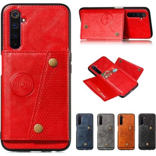 Flip Leather Case For OPPO F11 F17 A31 A8 A91 Find X2 Lite Card Slot Holder Case For OPPO Realme X50 5 6 7 8 Pro C17 XT 7i V11