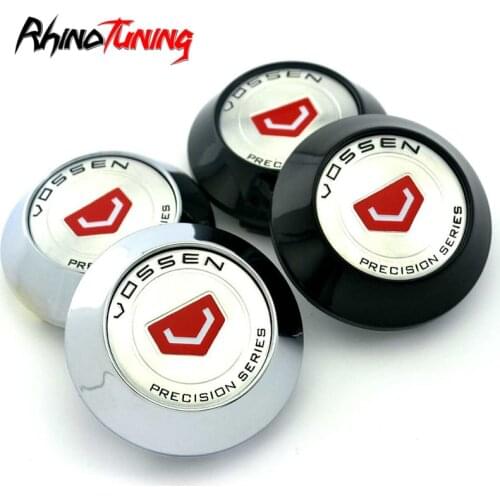 4pcs 68mm Car Wheel Center Hubs Caps Auto Styling Emblem Cover For Vossen Precision Series Accessories