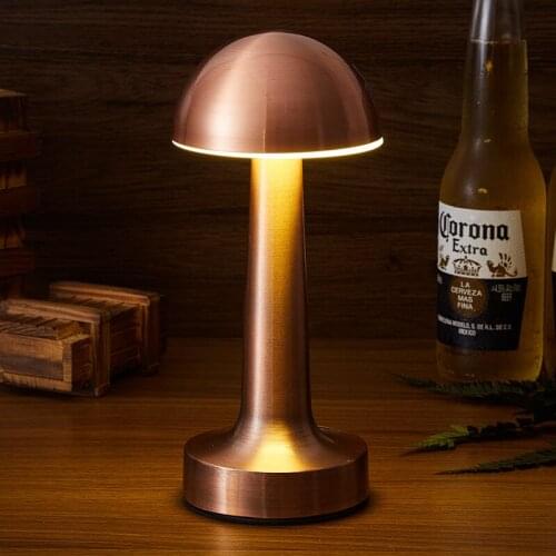 Metal LED Bar Light Touch Adjustable Table Lamp EU/US/UK Recharge Retro Simplicity Vintage Night Lamp For Home Bar Decoration