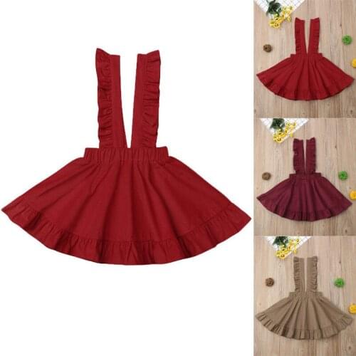 Lovely Kids Girl Princess Dress Children Girl Summer Cotton Clothes Ruffles Suspender Party Wedding Pageant Tutu Dresses 2-6Y
