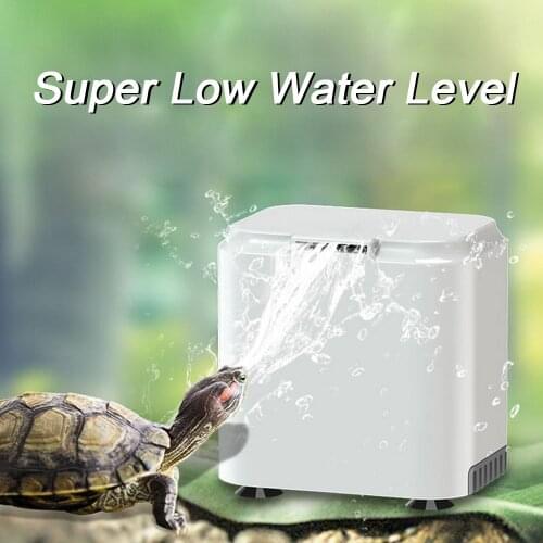 Multi-function Aquarium Internal Filter Low Water Level Filters with Detachable Muffler for Fish Turtle Tank