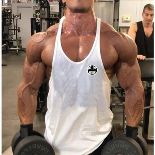 Gym Brand Workout Casual Sportswear Stringer Clothing Bodybuilding Singlets Fitness Vest Mens Tank Top Muscle Sleeveless Shirt