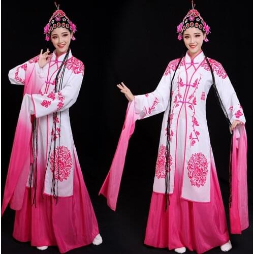 National Beijing Opera Chinese Classical stage wear Hanfu Princess Dress Ancient Fairy Cosplay Woman Long Sleeves Dance Costume