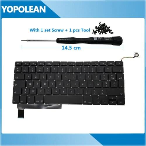 New France French Keyboard For Macbook Pro 15" Unibody A1286 2009 2010 2011 2012