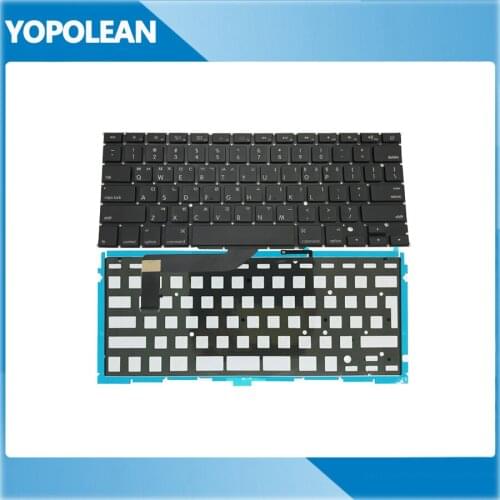 5pcs/lot New Korea Korean Keyboard + Backlight For Macbook Pro 15" Retina A1398 2012 2013 2014 2015