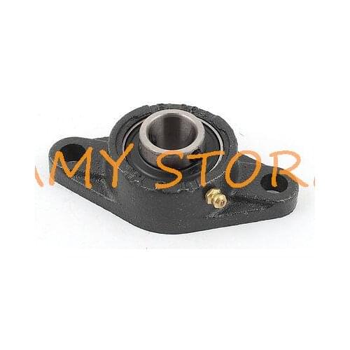 Insert UCFL204 20mm Mounted Flange Pillow Block BallBearing Solid Base Cast Iron Housing UCFL201 202 203 205 12mm 15mm 17mm 25mm