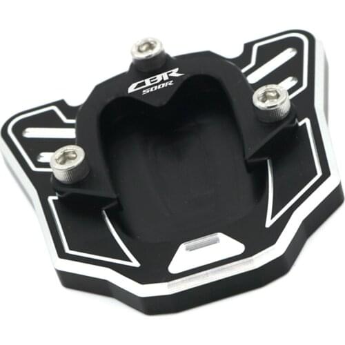 For HONDA CBR500R CBR250RR CBR300R NC700 S/X NC750S CB900F HORNET CB400 Side Kickstand Stand Extension Support Plate Motorcycle