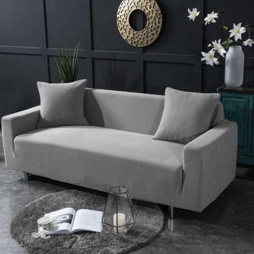 Stretch Sofa Slipcover Armchair Loveseat 3 Cushion Couch Furniture Protector Soft Cover Non Skid Spandex Jacquard Check Washable