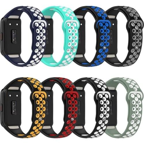 For Huawei Band 6 Strap Breathable Sport Replacement Strap Smart Watchband Bracelet for huawei band6 honor band 6 Watch Strap