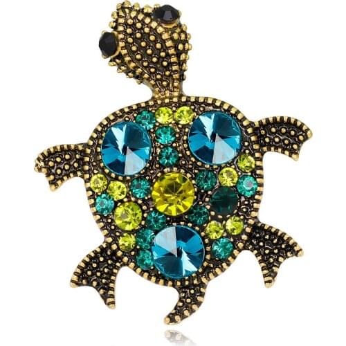 Restoring ancient ways series brooch jewelry fashion set auger cute tortoise xionghua cross-border for accessories