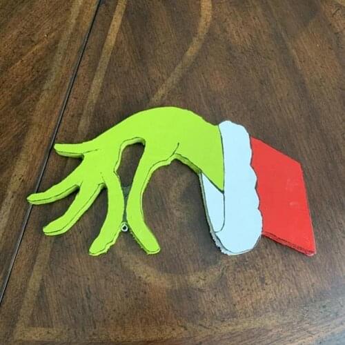 Christmas Thief Hand Cut Out Christmas Thief Hand Decorations Thief Hand Decal Wall Stickers Home Decor Dropship Support