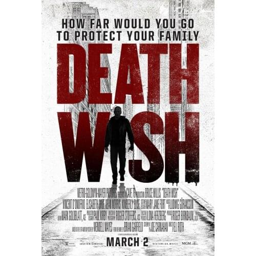 Death Wish Movie Art print Silk poster Home Wall Decor