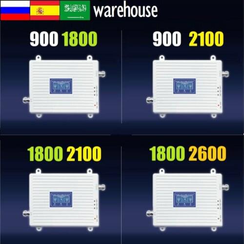 2021 NEW LOW COST FREE RETURN dual band 900 1800 2100 2600 Cellular Amplifier Signal booster repeater gsm 2g 3g 4g 5G RUSSIA