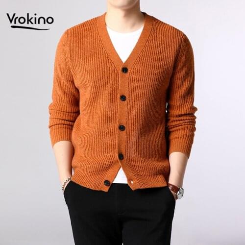Мужские кардиганы VROKINO China At AliExpress