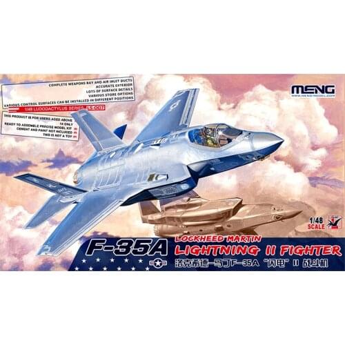1/48 Modern US Army F-35A "Lightning" II Fighter LS-007 Assembly Kit Model DIY Military Model Decoration Collection