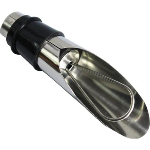 1pc Stainless Steel Bar Tools Wine Stopper Pouring Device Dual Wine Bottle Stopper Guide Liquor Pourers Free Flow Bottle Stopper