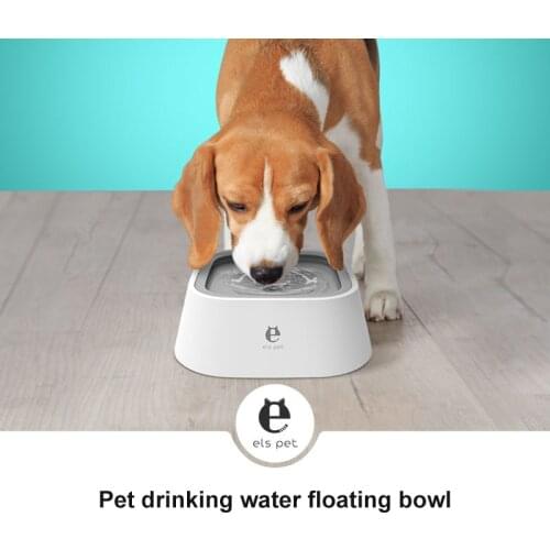 Pet Dog Cat Bowl Floating Bowl Water Drinker Not Wet Mouth Splash Water Cat Bowl Not Sprinkler Water Dispenser Portable Dog Bowl