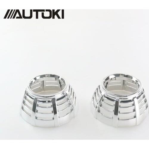 Autoki Infiniti G37 Style HID Projector Shrouds Masks Hoods for Projector Lens Retrofit Fit 3.0'' 2.5 inch Lens Q5 E5 WST
