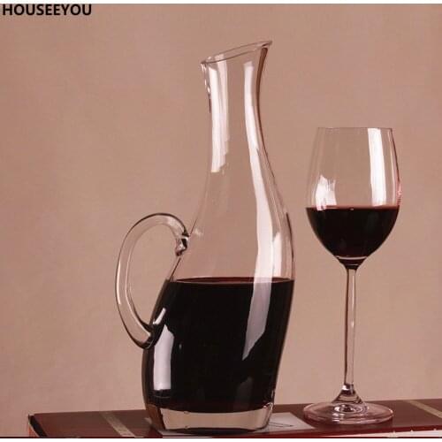 1000ml Penguin Shape Lead Free Crystal Glass Wine Decanter Aerator Wine Container Liquor Dispenser Carafe Bottle Barware Tools