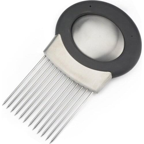 Onion Holder Slicer Vegetable Tools Tomato Cutter Meat Hamstring Fork + Stainless Steel Soap