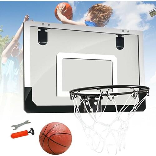 Home Dormitory Door Wall Mounted Mini Basketball Hoop Net with Ball Pump Wrench Mini Basketball Hoop Net with Ball Pump Wrench M