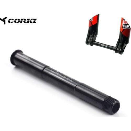 Corki Mountain Bike Bicycle Front Hubs Tube Shaft For ROCK SHOX 100*15 Fork Pike DJ RC RCT3 Thru Axle Lever Bicycle Accessories