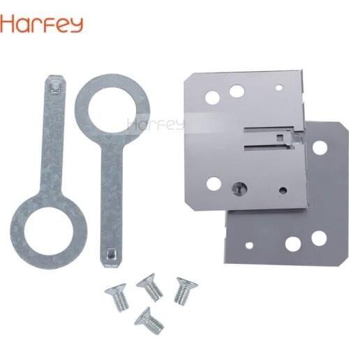 Harfey Car Universal Panel Installation Mounting Aluminum Kit Brackets with Disassembly Keys Screws for Radio DVD Player