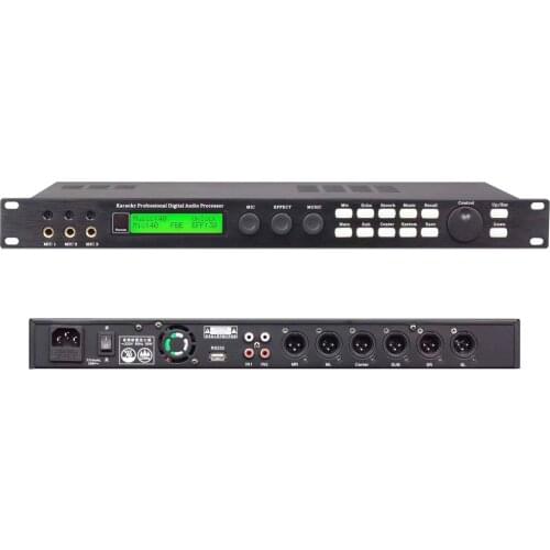 Host Sale Digital Wireless Wird Karaoke Conference Stage Microphone Effector VST DirectX Signal Processing 3 Channel Input RS232