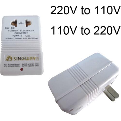 New Charger Converter Professional 220V To 110V Step Up/Down Dual Voltage 110 to 220 Converter Transformer Travel Adapter Switch